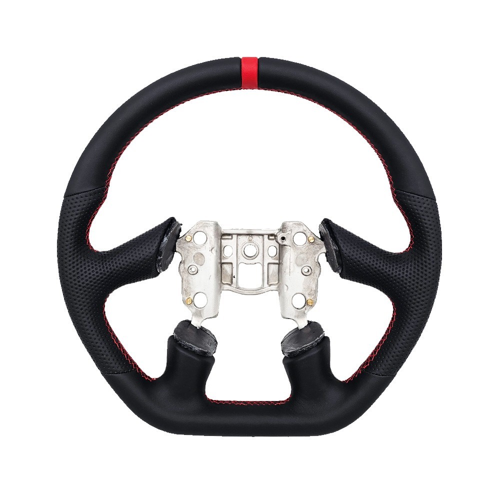 REVESOL 3D Red Ring Black  Steering Wheel for 2005 Corvette C6 - 4 Spoke Model