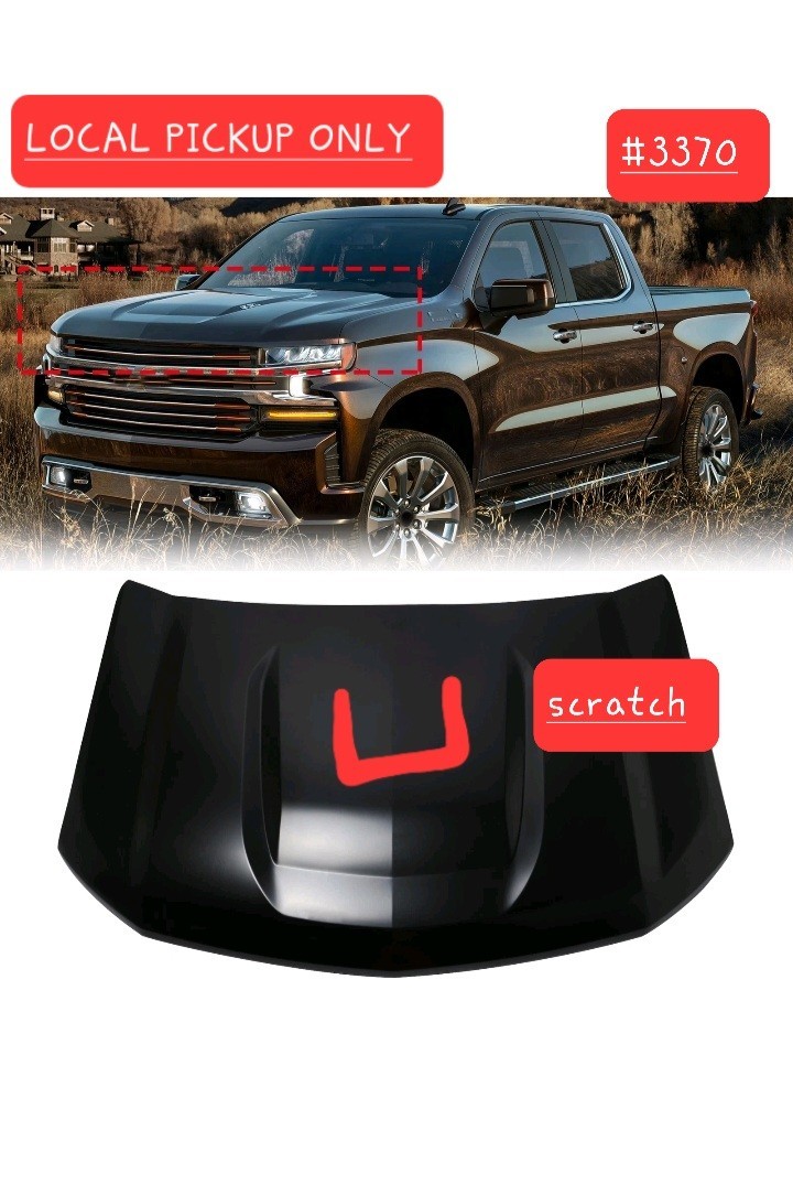➿️ For 2019-2022 Chevrolet Silverado 1500 Hood Panel, Small Defect