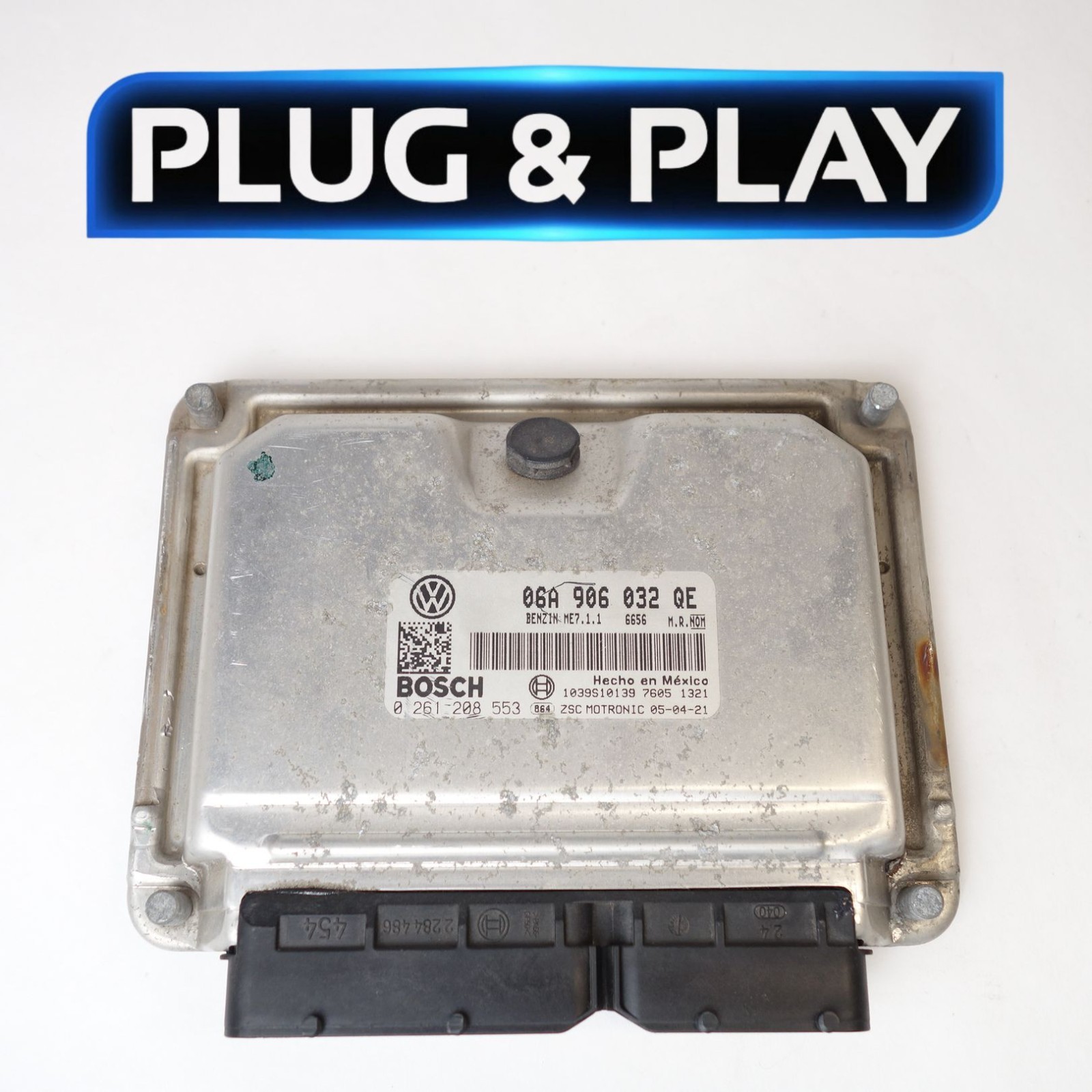 06A906032QE VW Volkswagen Jetta 2005-2006 2.5L Engine Computer Plug N Go.