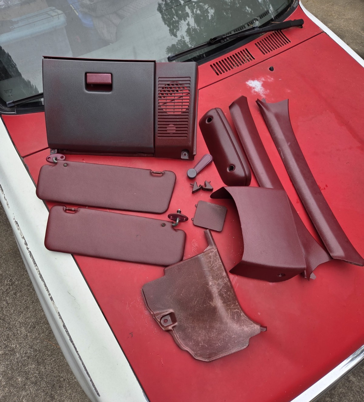 1989-95 Toyota 2/4wd Truck OEM Door Arm Rest/Pillars/Misc. Interior Parts Lot
