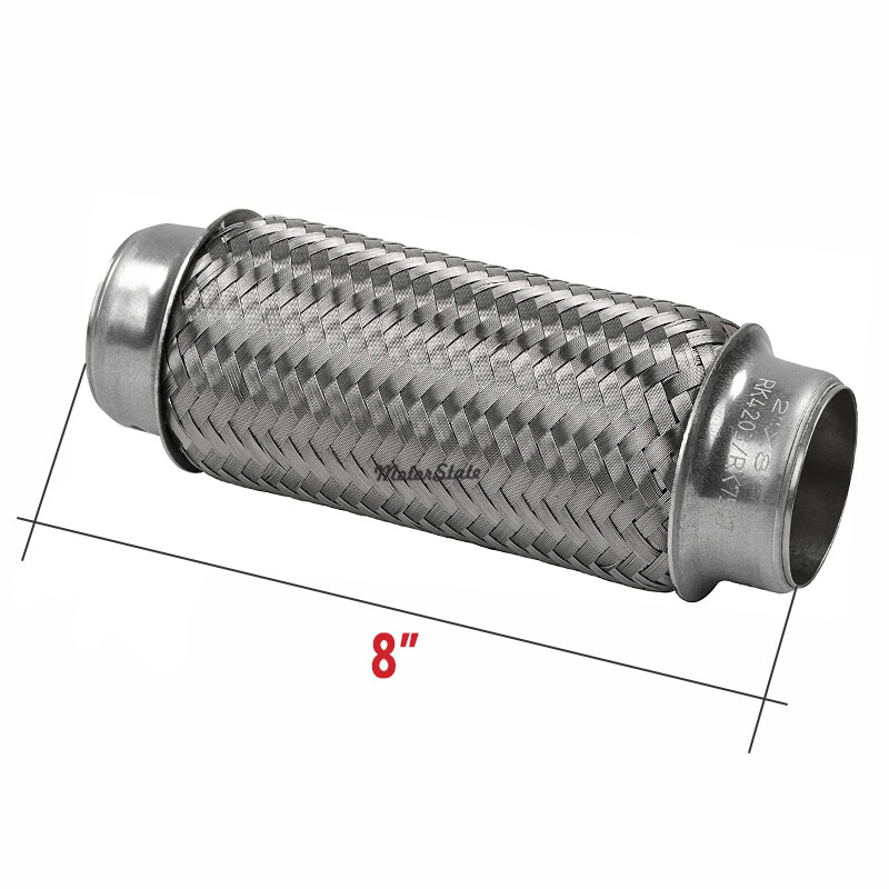 Flexible Series Stainless Steel Double Braided Exhaust Pipe 2\ Flexible Series Stainless Steel Double Braided Exhaust Pipe 2\