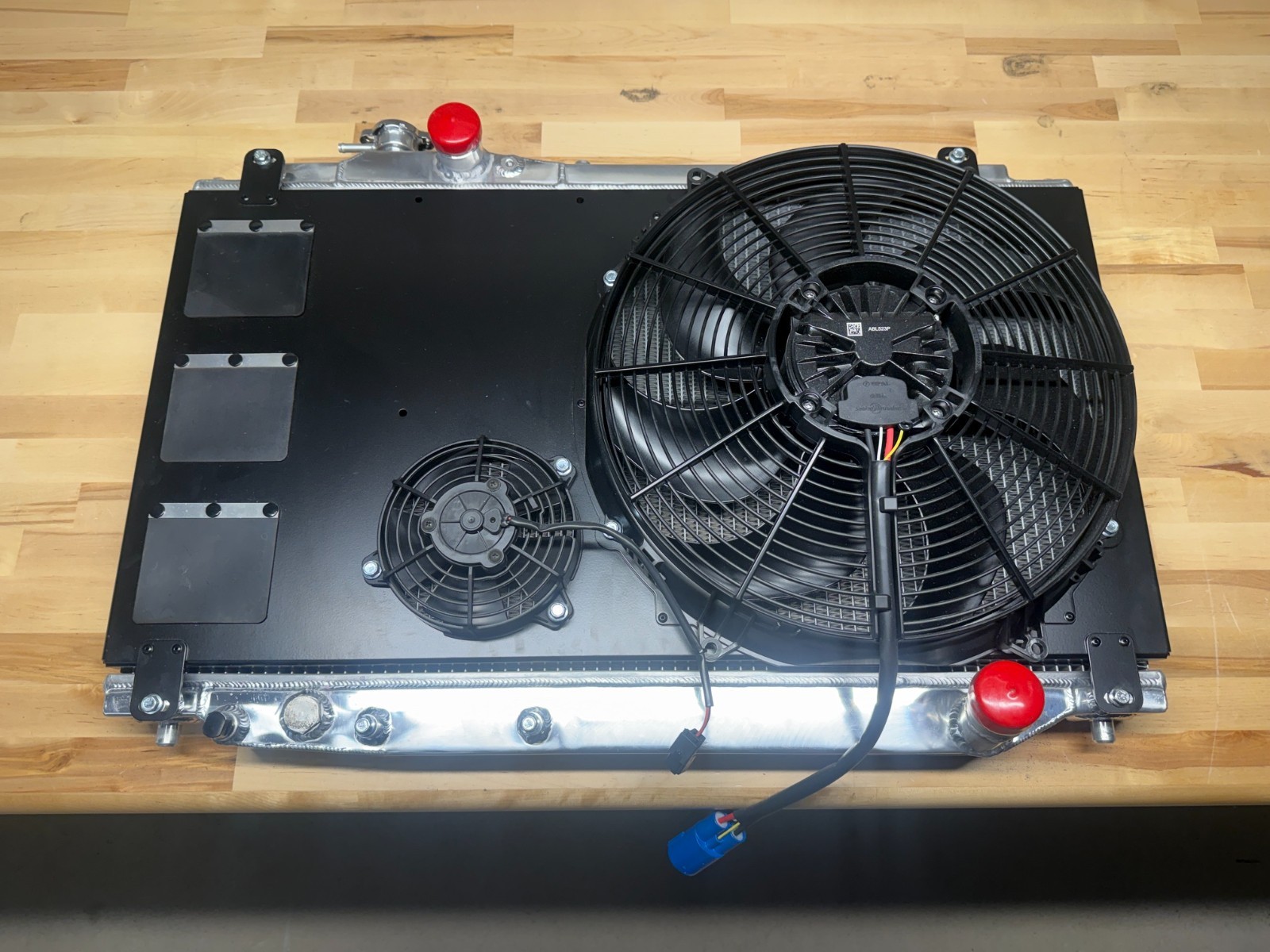 93-98 Toyota Supra 2jz-gte Koyo Aluminum Radiator with PHR shroud and fans