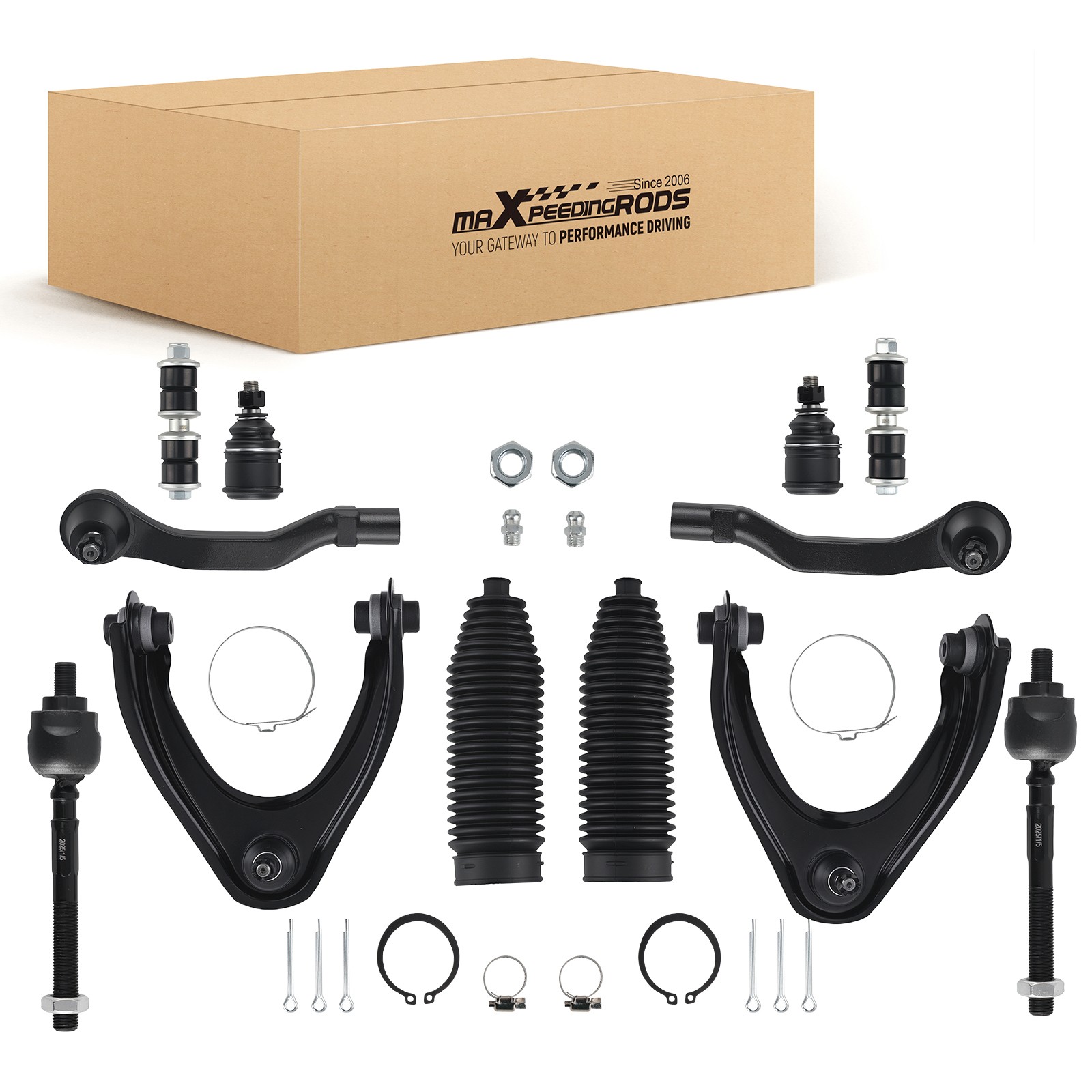 12pc Front Suspension Upper Control Arms Kit for 1996 1997 1998-2000 Honda Civic