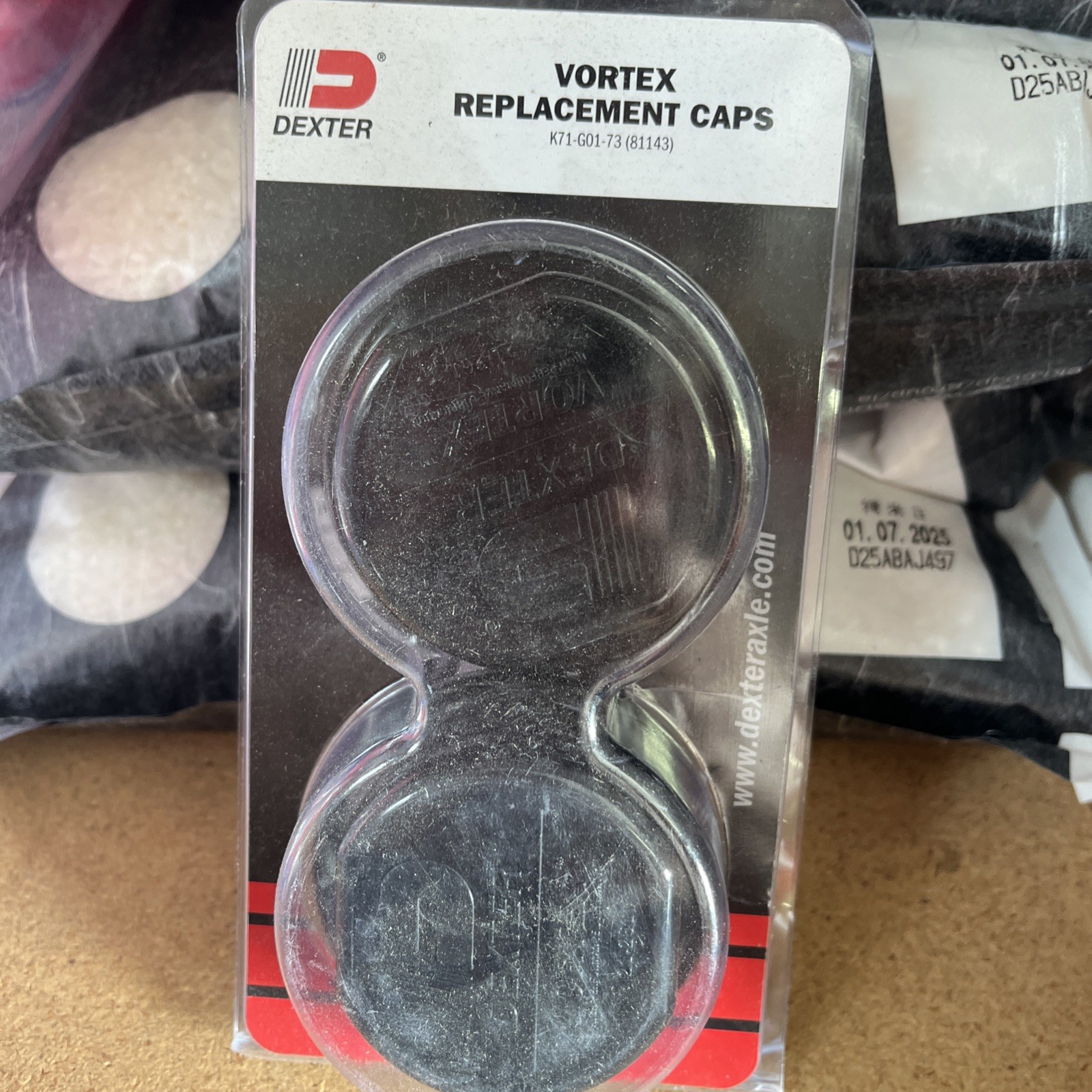Dexter Tie Down 81143 Vortex Spare Cap 2PACK K71-G01-73