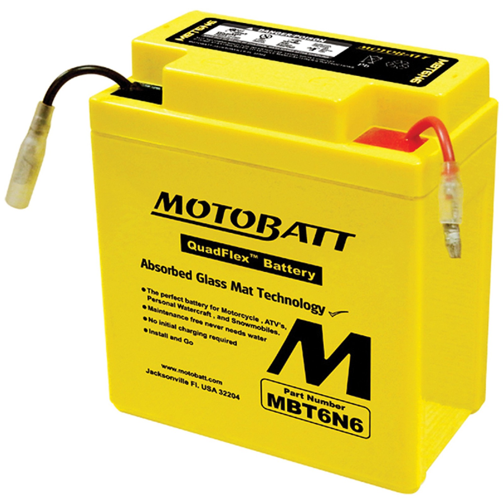 Motobatt Battery For Honda SL125 Motosport 125cc 71-73