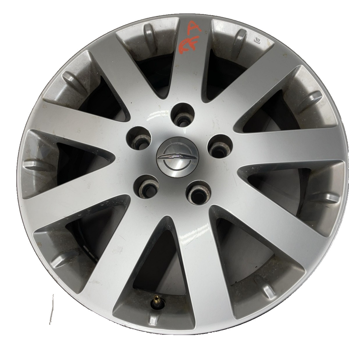 11-16 CHRYSLER TOWN CNTRY Wheel 17X6-1/2 SILVER 9 SPOKE A GRADE PN 1BD60XZAAE