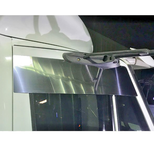 International Prostar  6 Inches Chop Top Door Trim Stainless Steel Pair Set