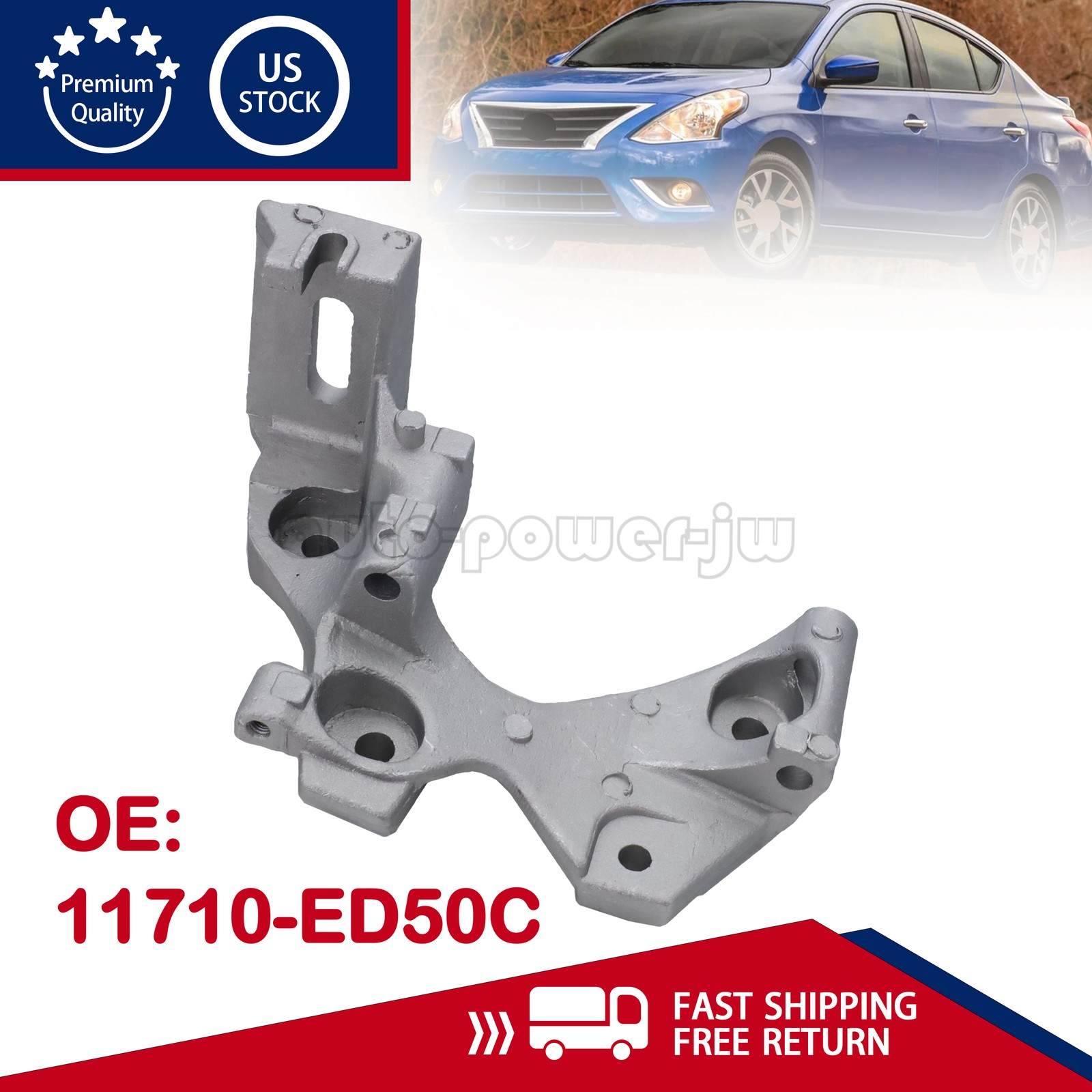 Pulley Belt Tensioner Alternator Drive Bracket 11710-ED50C For 2013 Nissan Versa