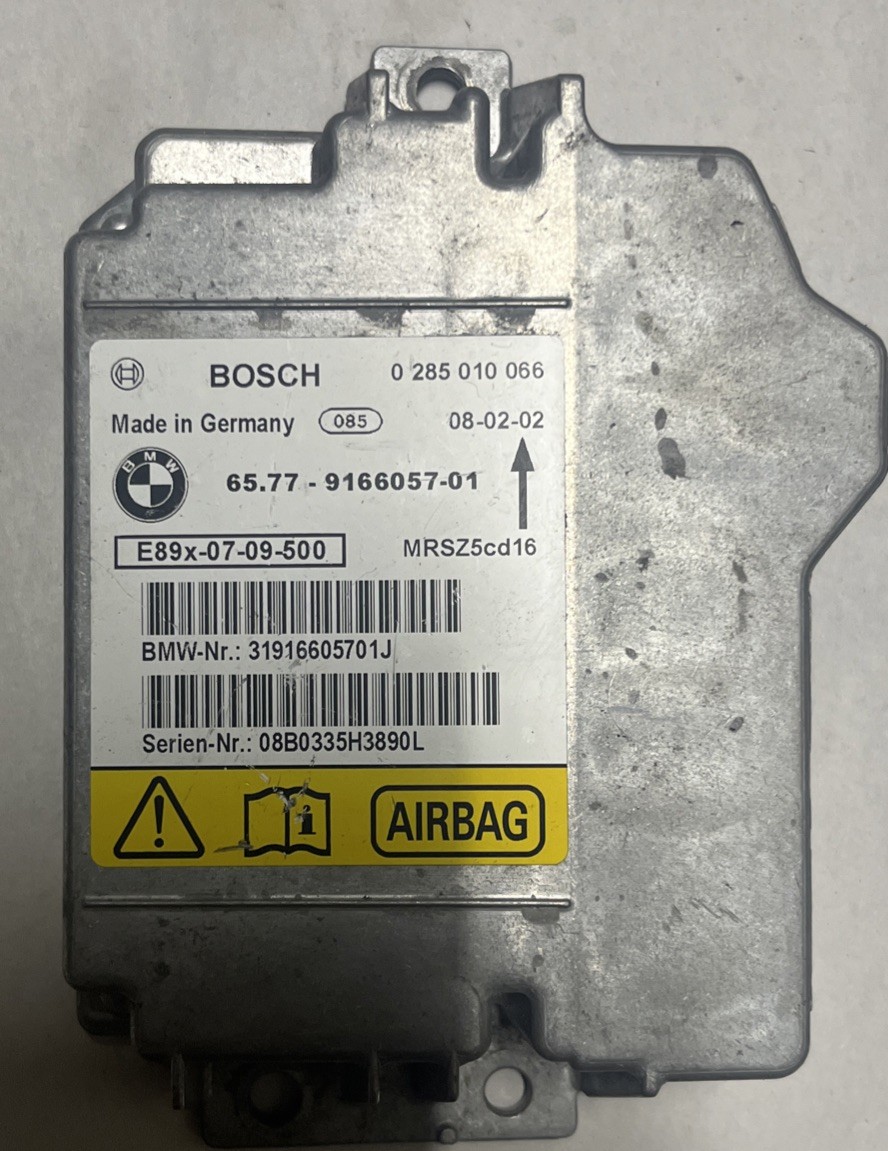 06-12 BMW E90 E91 E92 E93 328i 335i SRS Module Control Unit OEM 9166057 06-12 BMW E90 E91 E92 E93 328i 335i SRS Module Control Unit OEM 9166057