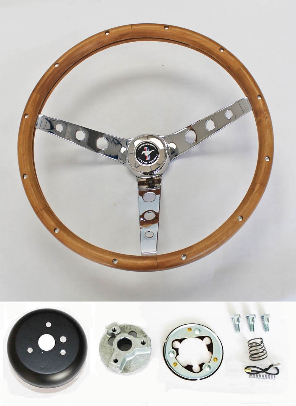 1970-1977 Mustang Grant Walnut Wood Steering Wheel 13 1/2\