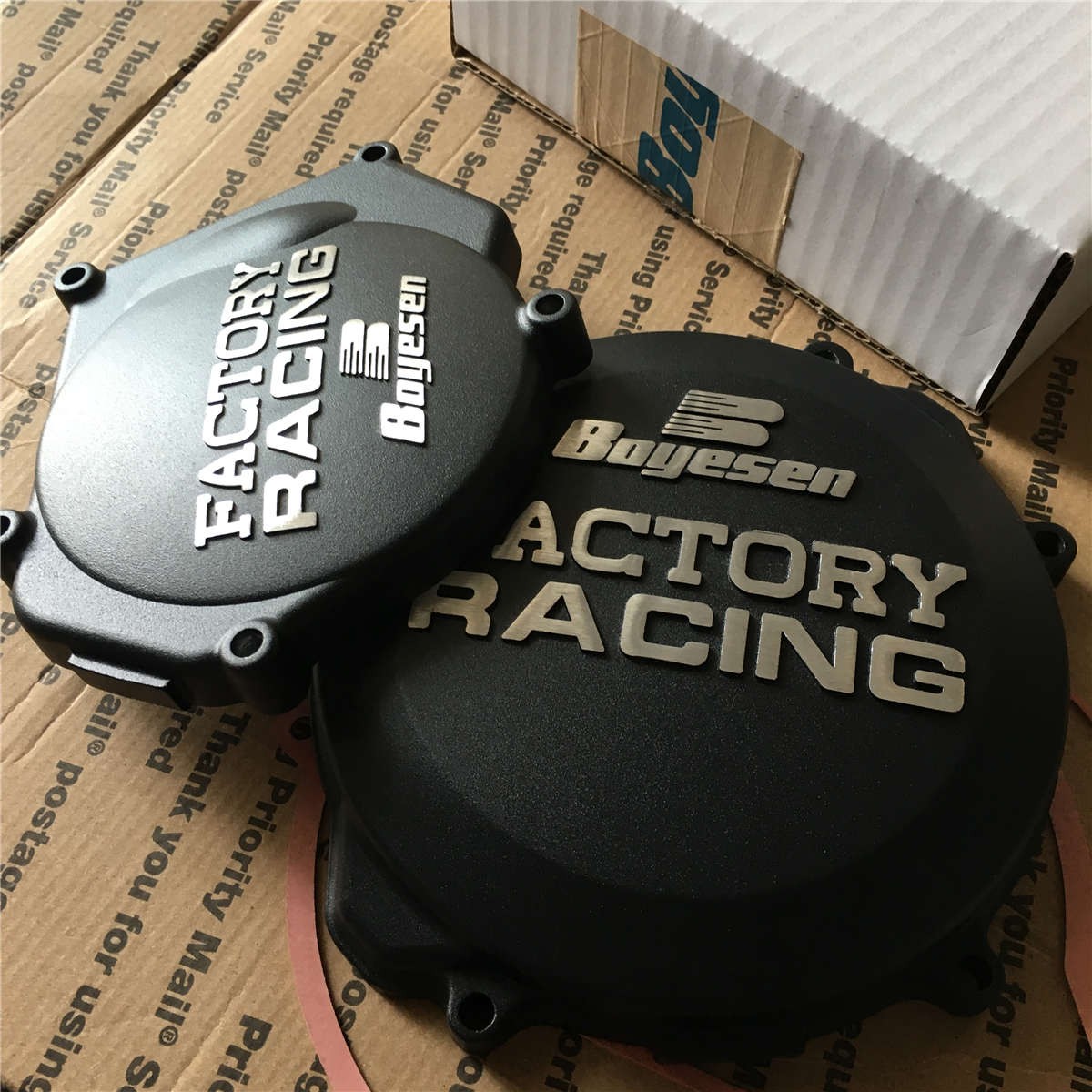 Boyesen Clutch Ignition Cover Yamaha YZ250 YZ250X 1999-2025 CC-32AB SC32AB Black