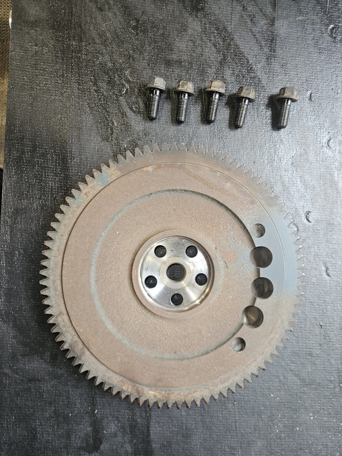 OEM Kubota D722 flywheel. 