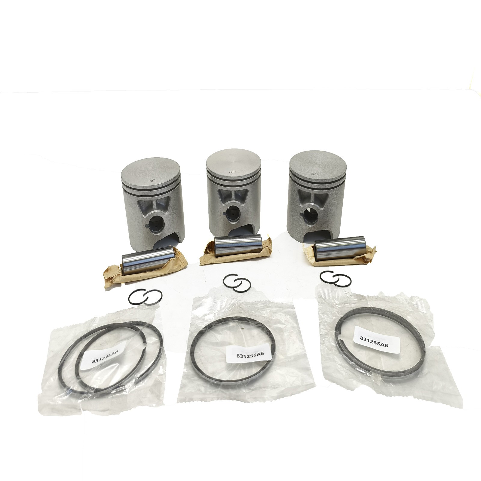 3Sets 705-850026 Piston Kit STD for Mercury 40/50/60HP 39-831255A6 705-850026T1 3Sets 705-850026 Piston Kit STD for Mercury 40/50/60HP 39-831255A6 705-850026T1