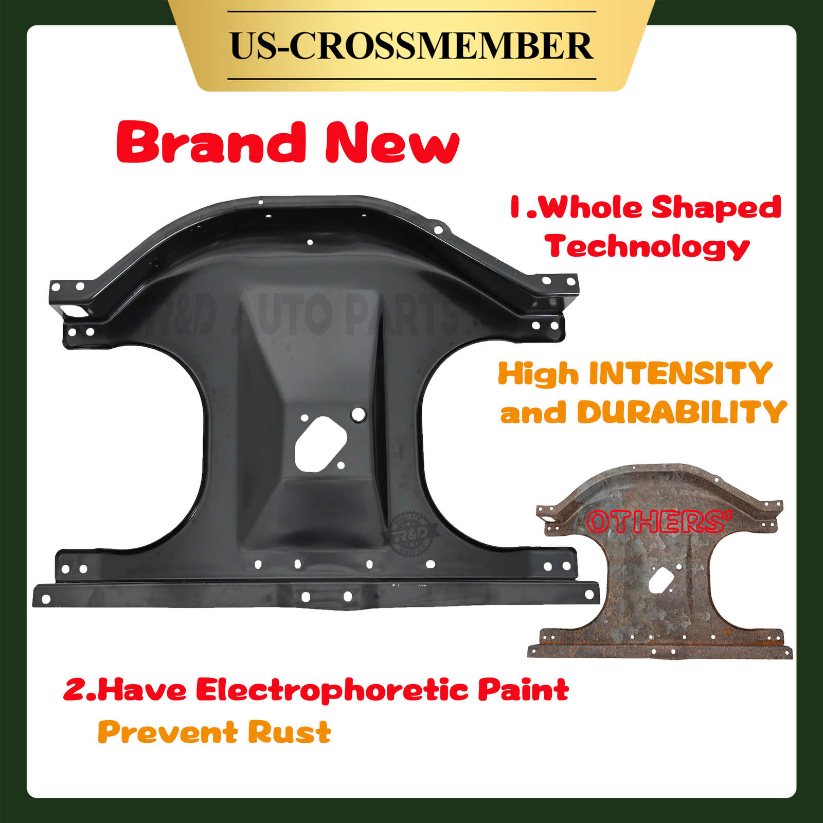 For 1998-2013 Ford Ranger Rear Crossmember Subframe Spare Tire Carrie Brace