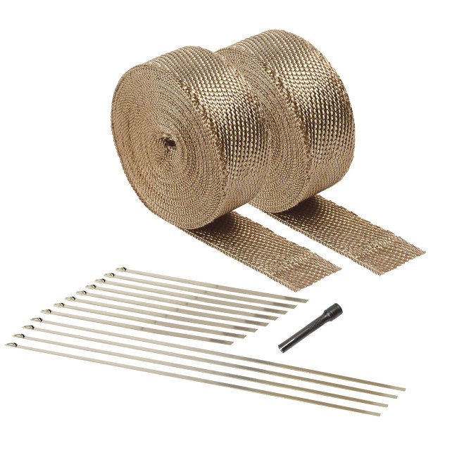 DEI Titanium V6 V8 Exhaust Pipe / Header Heat Wrap Kit - 010095 DEI Titanium V6 V8 Exhaust Pipe / Header Heat Wrap Kit - 010095