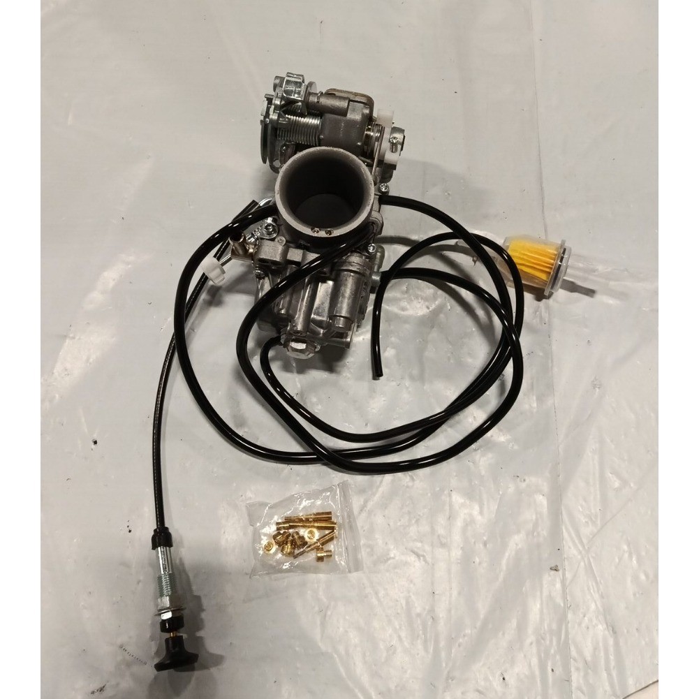 Universal Dirt Bike Flat Slide Carburetor Assembly For Mikuni TM40mm TM40-6