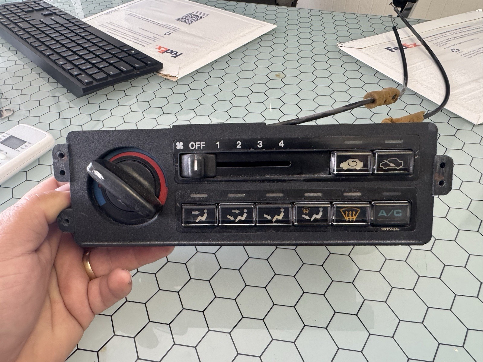 1991 Honda CRX Climate Control Unit 1991 Honda CRX Climate Control Unit