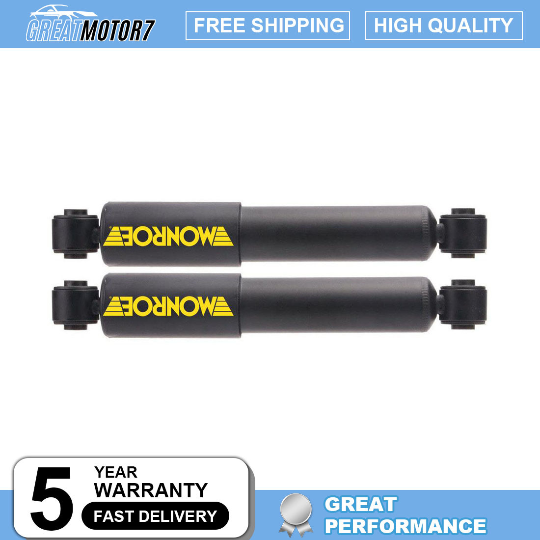 Pair Monroe Rear Shocks Absorber Fits 2005 2006 2007 2008 2009 Nissan Pathfinder