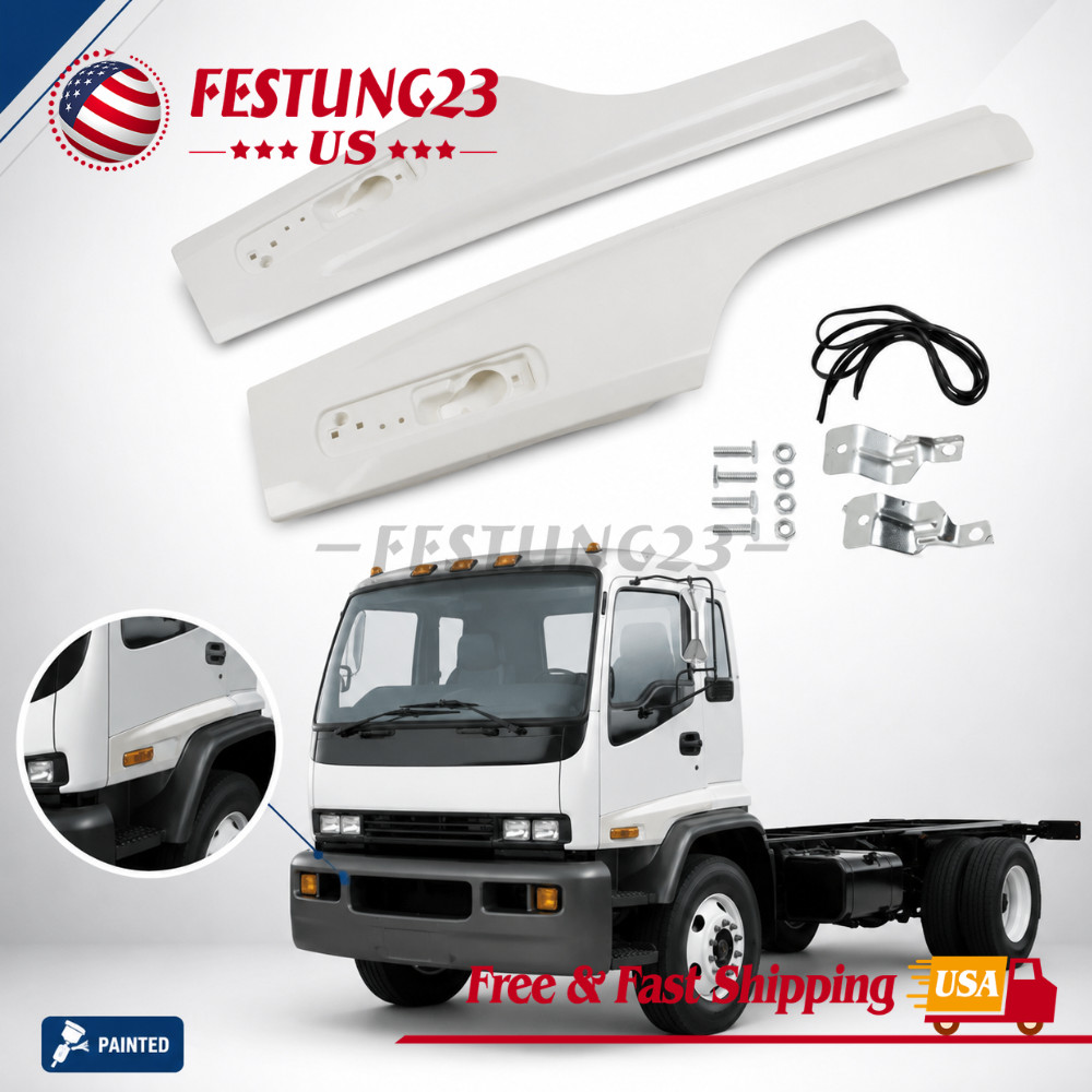 Painted Door Fender Garnish Pair for Isuzu FTR FSR FVR 1997-2009