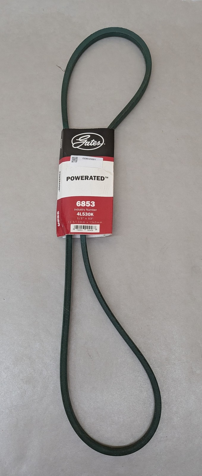 Gates 6853 PoweRated 4L530K FHP Medium Horse-Power V-Belt 1/2\
