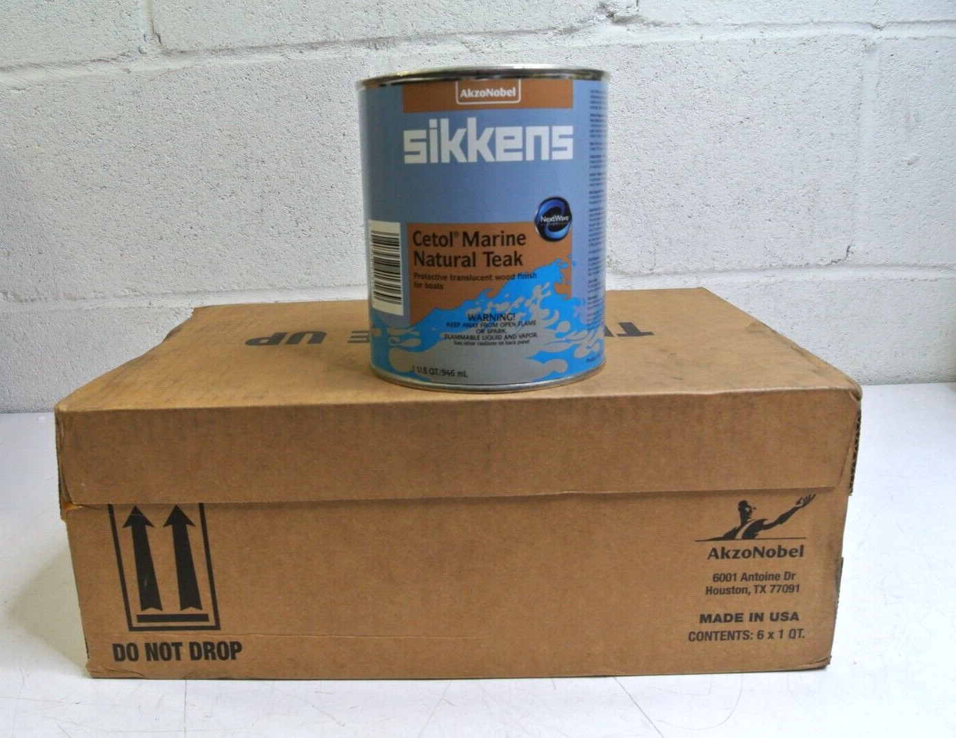 (6ct) Akzo Nobel Sikkens IVA316/QT Cetol Marine Natural Teak Quart