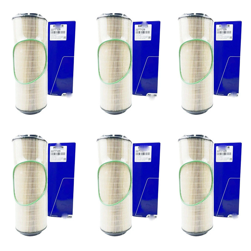 6Pcs Paccar 2277129 2277129PE Fuel Filter 2133096 2133096PE For MX-13 MX13 NEW