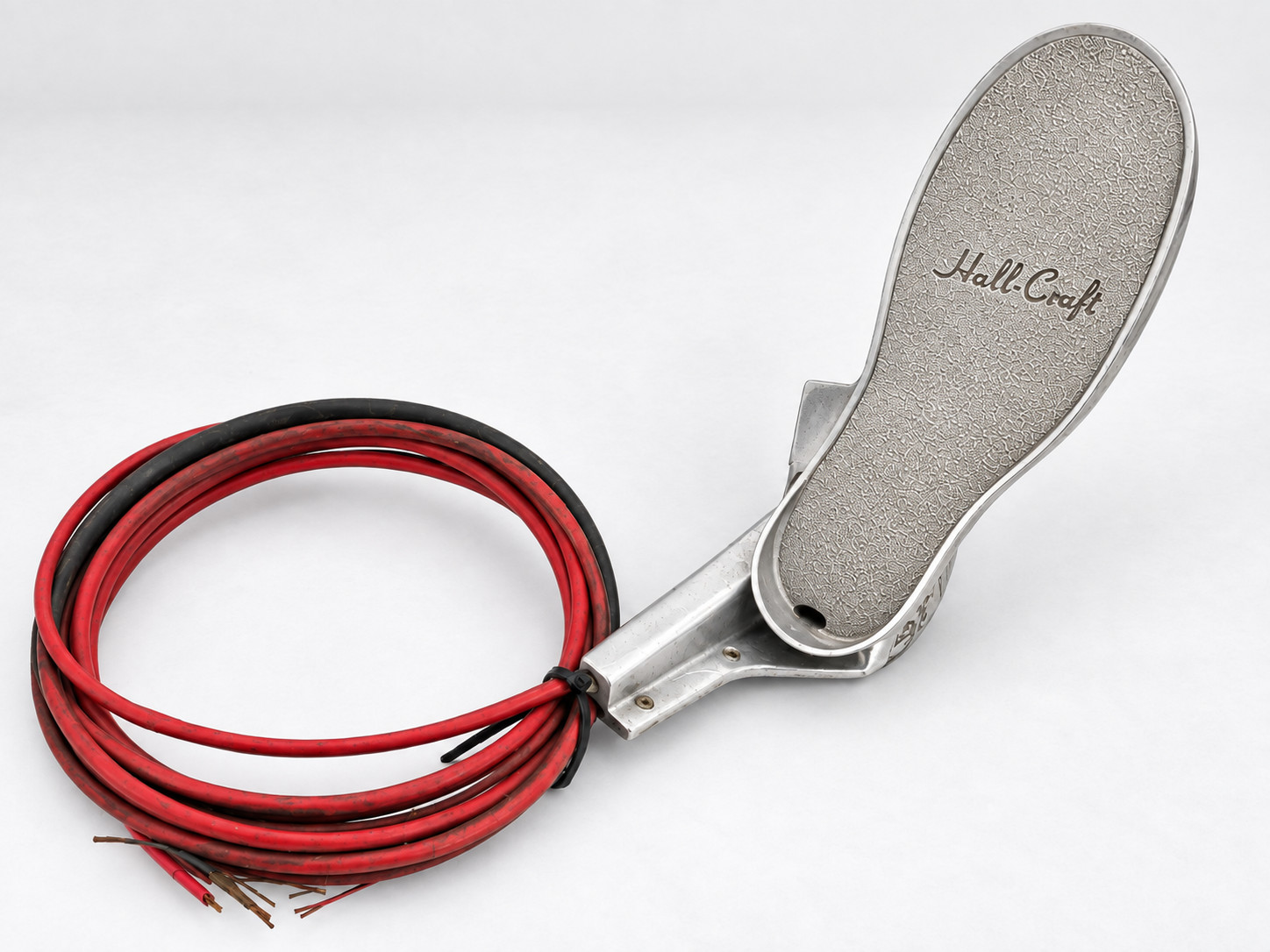 Vintage Hall-Craft Aluminum Foot Throttle Pedal w/ Cable Dragster Hot Rod Racing