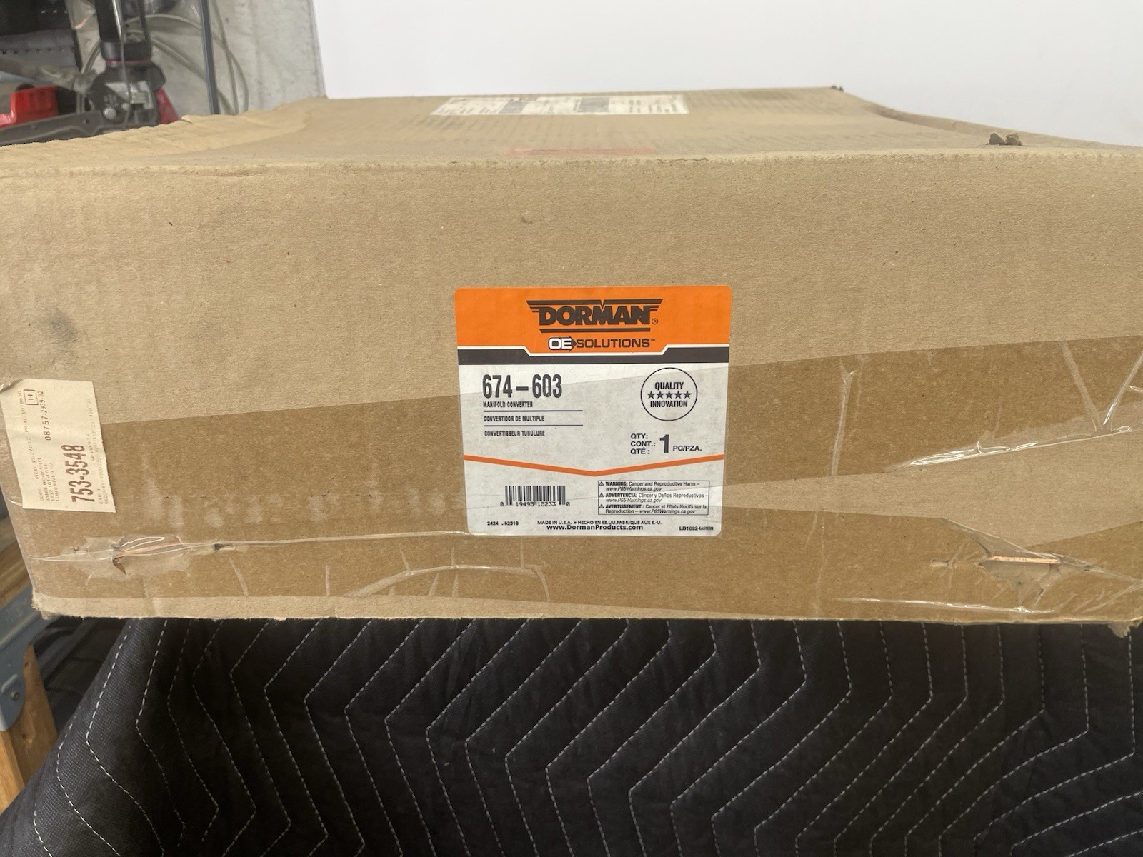674- 603 Dorman New Catalytic Converter, Still In The Box Never Used