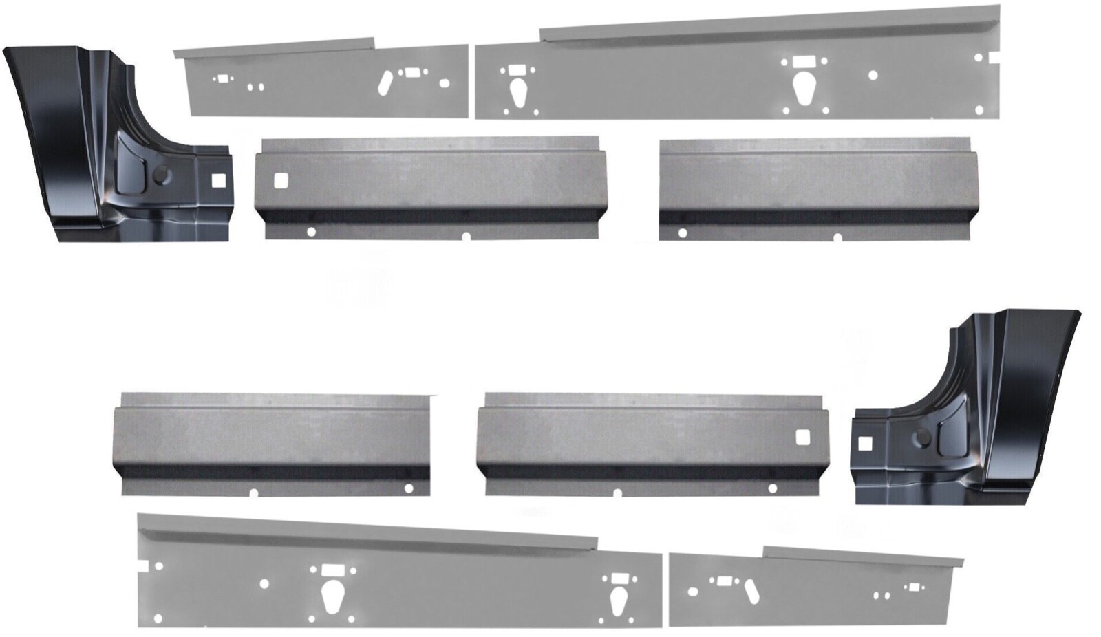 2000-2005 Ford Excursion Front & rear Door Inner & Outer Rocker Panels & dog Leg 2000-2005 Ford Excursion Front & rear Door Inner & Outer Rocker Panels & dog Leg
