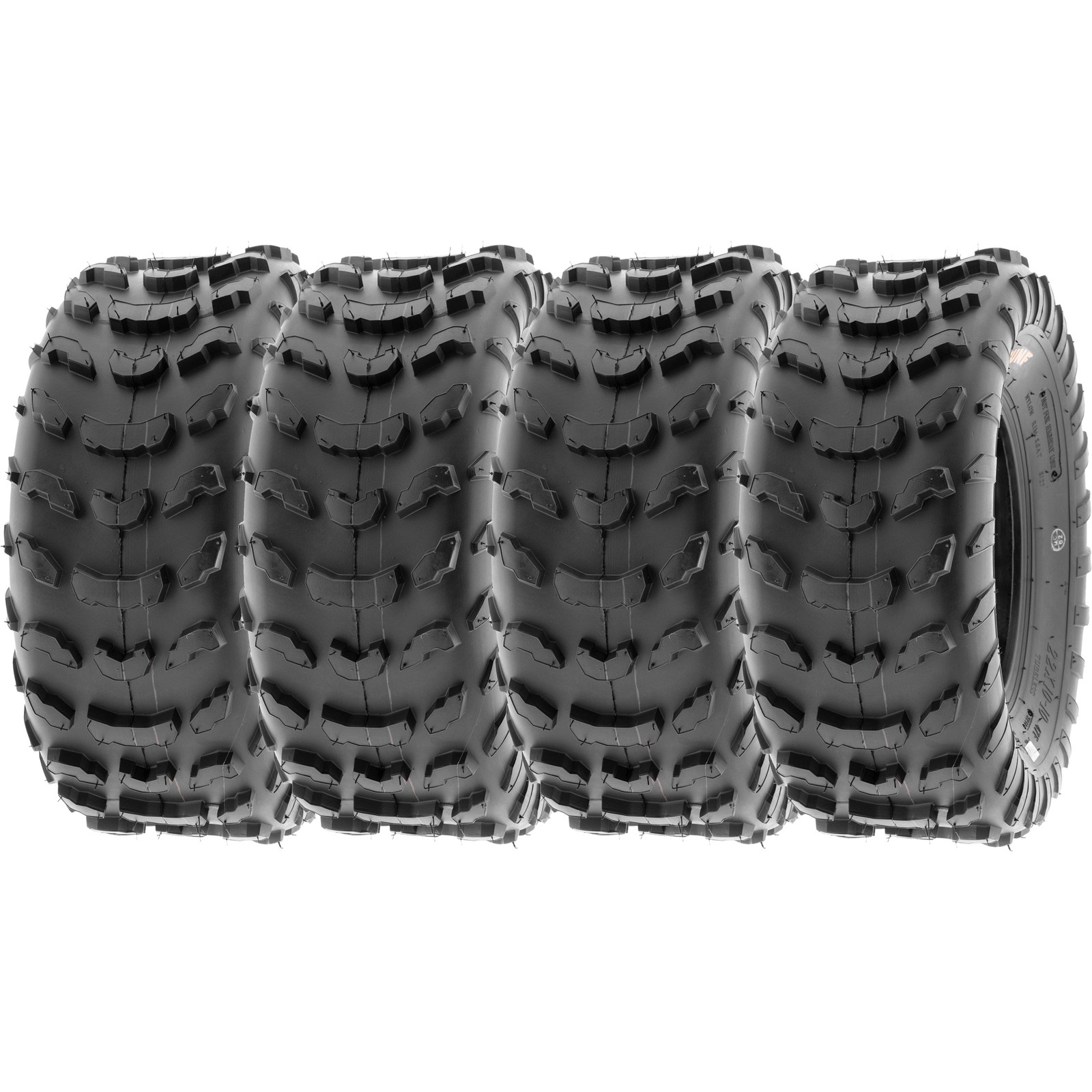 Set of 4 SunF AT 22x10-10 22x10x10 ATV UTV Tires 6PR Off Road Tubeless A006 Set of 4 SunF AT 22x10-10 22x10x10 ATV UTV Tires 6PR Off Road Tubeless A006