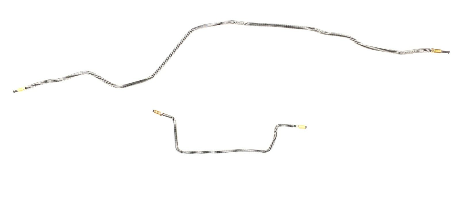 Galfan Coated Steel Rear Axle Brake Lines fits Jeep Cherokee 97-01 Chrysler Rear