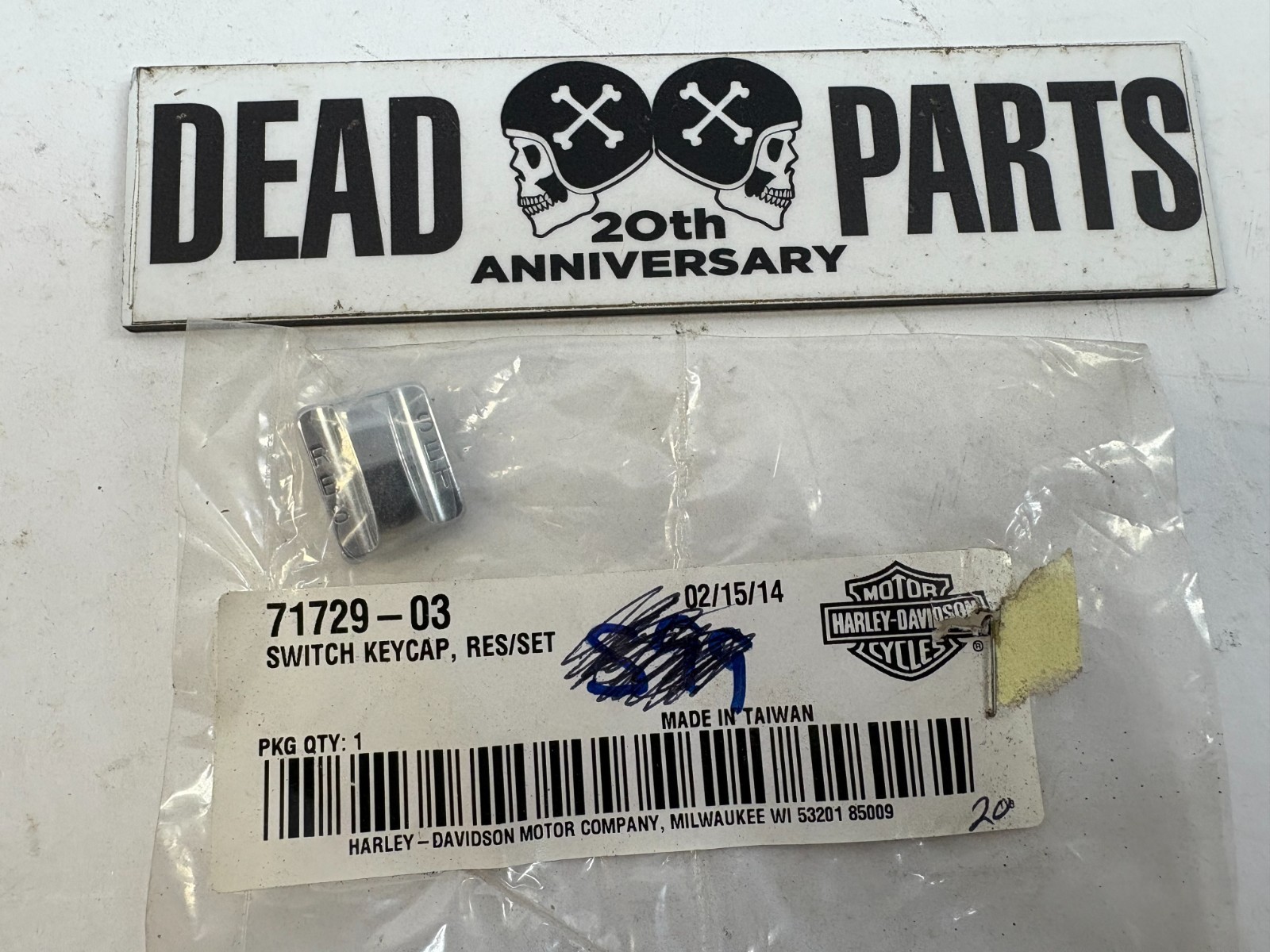 Harley NIP OEM chrome reset set cruise switch keycap cap 71729-03