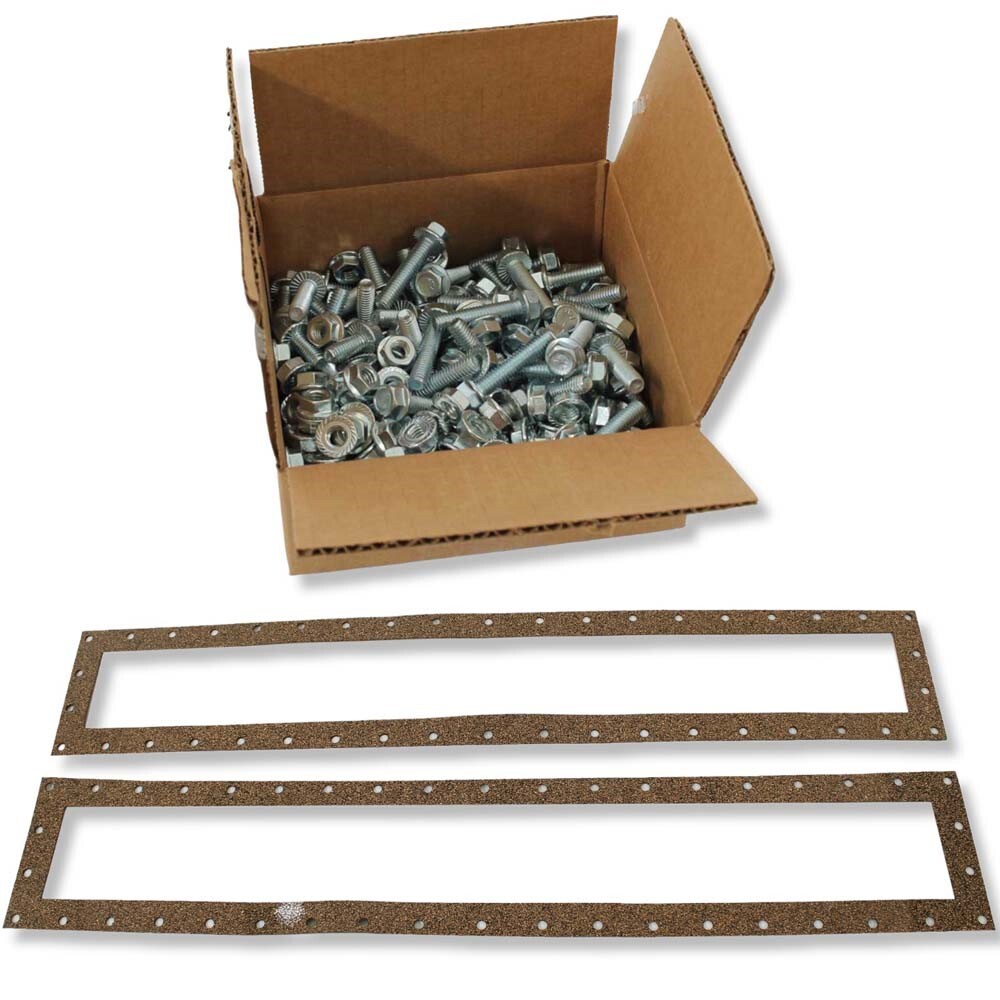 Radiator Tank Gaskets & Bolt Kit Fits Peterbilt 357 377 379 42 holes