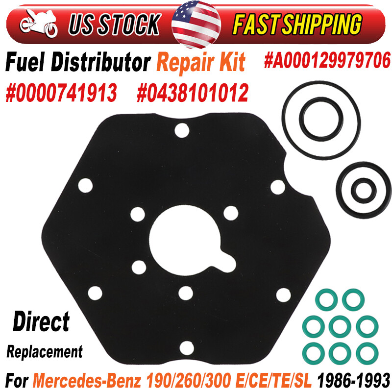For 1986-93 Mercedes-Benz 190/260/300E/CE Fuel Distributor Repair Kit 0438101012 For 1986-93 Mercedes-Benz 190/260/300E/CE Fuel Distributor Repair Kit 0438101012