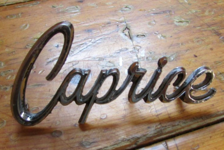 1969-70 Chevrolet Caprice Emblem #8723651: Used Great Shape