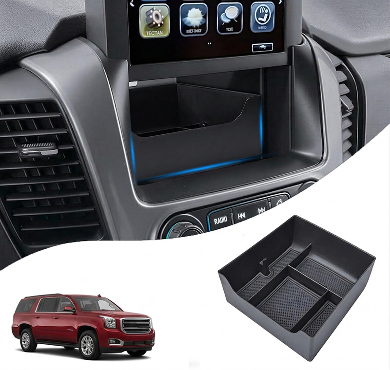Upgrade Center Console Organizer Tray For GMC Yukon 2015-2020 Dash Storage Box