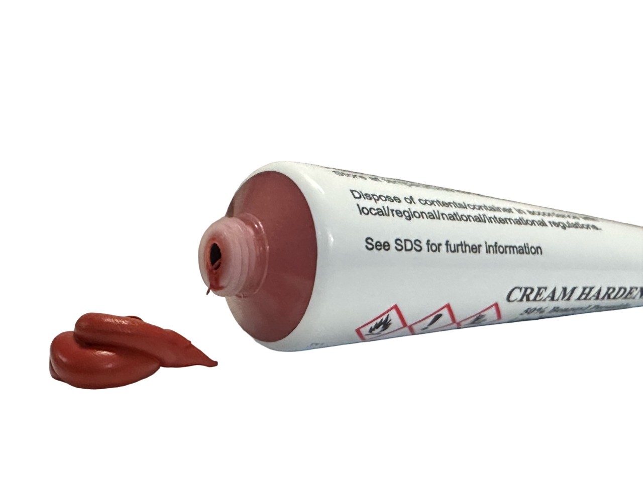 Red CREAM HARDENER 4oz Hardener Filler-Brand new no original packaging Red CREAM HARDENER 4oz Hardener Filler-Brand new no original packaging