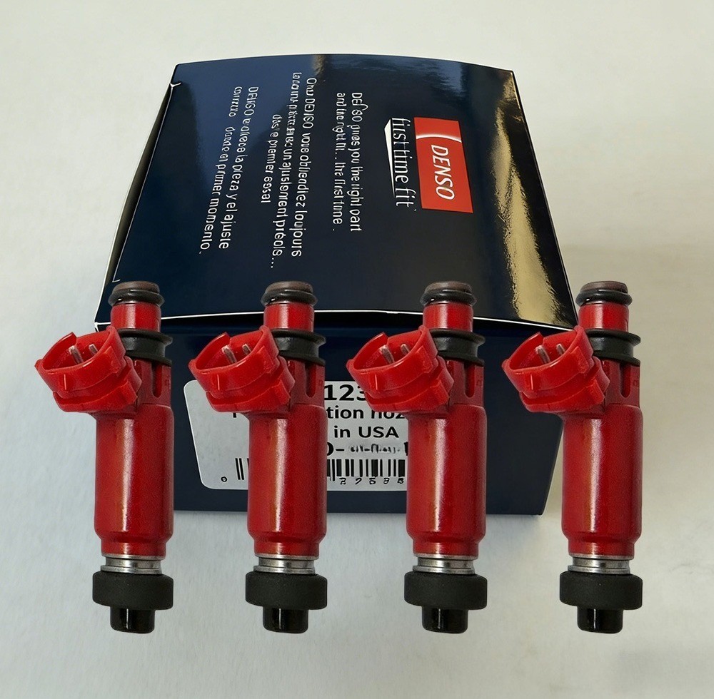 4X GENUINE DENSO OEM FUEL INJCETOR FOR 1999-2001 Mazda Miata 1.8L I4 195500-3310