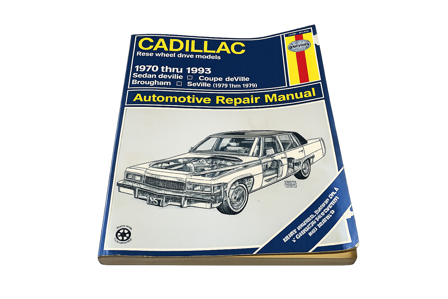 Cadillac Automotive Repair Manual 1970-1993 Sedan Coupe deVille etc Haynes 751
