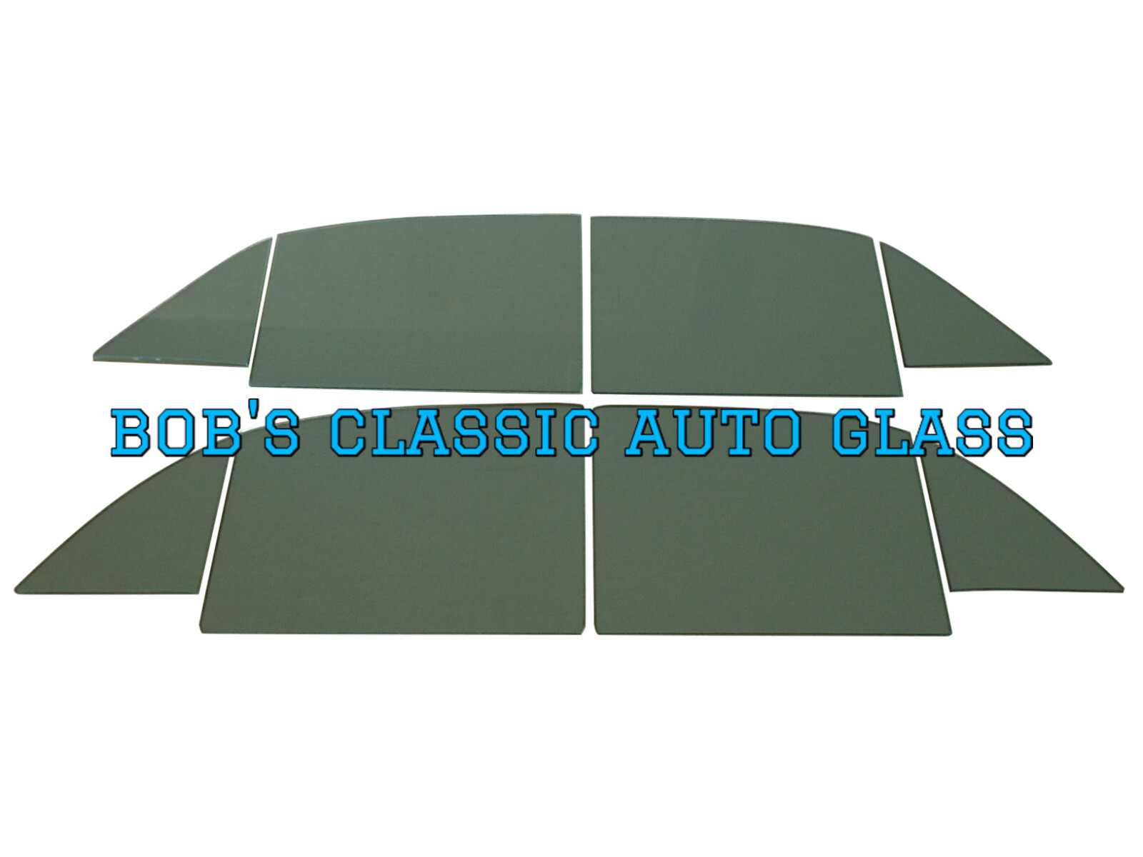 1949 - 1952 Pontiac 4 Door Sedan Classic Auto Glass Vintage NEW 4dr Flat Windows