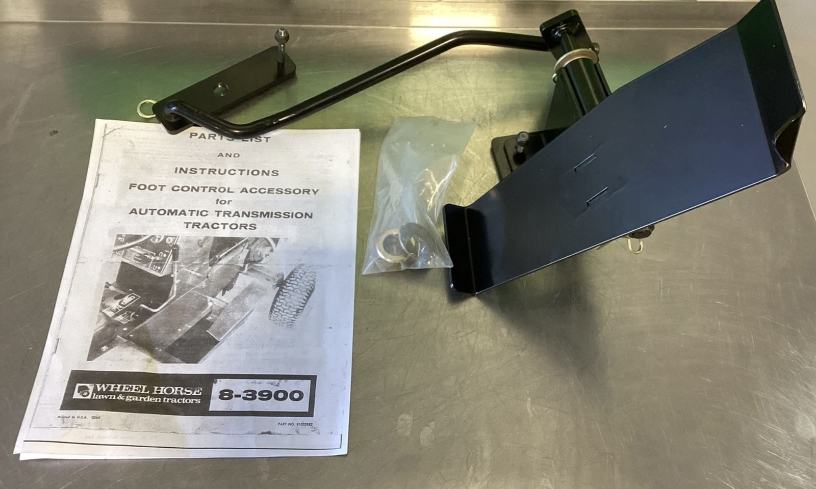 Wheel Horse Reproduction Hydro Foot Control Accessory Pedal 8-3900 1980 Plus Wheel Horse Reproduction Hydro Foot Control Accessory Pedal 8-3900 1980 Plus
