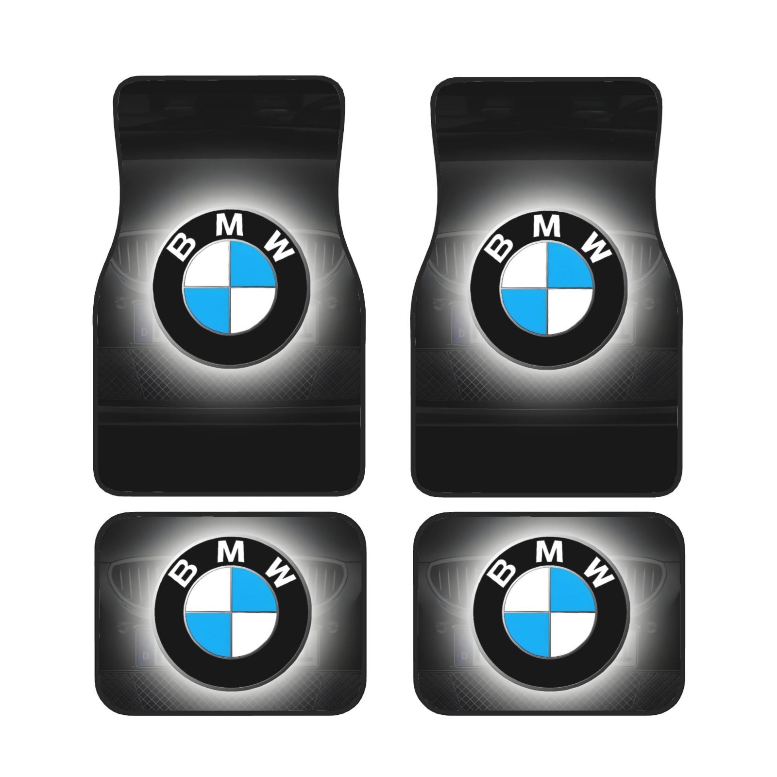 4 Piece BMW Car Front & Rear Floor Mat Set Non-Slip Carpet Mats 4 Piece BMW Car Front & Rear Floor Mat Set Non-Slip Carpet Mats
