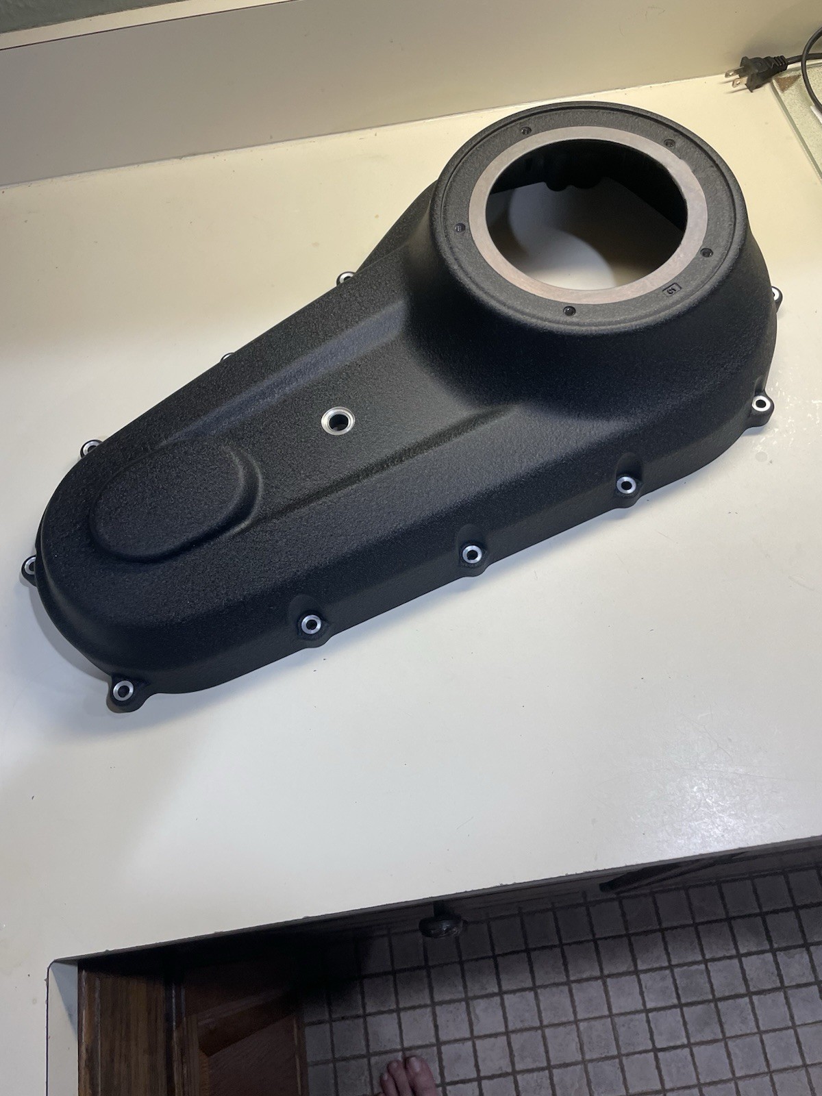 Harley Oem 25700607   2018-24 Softail Wrinkle Black Outer Primary Like New