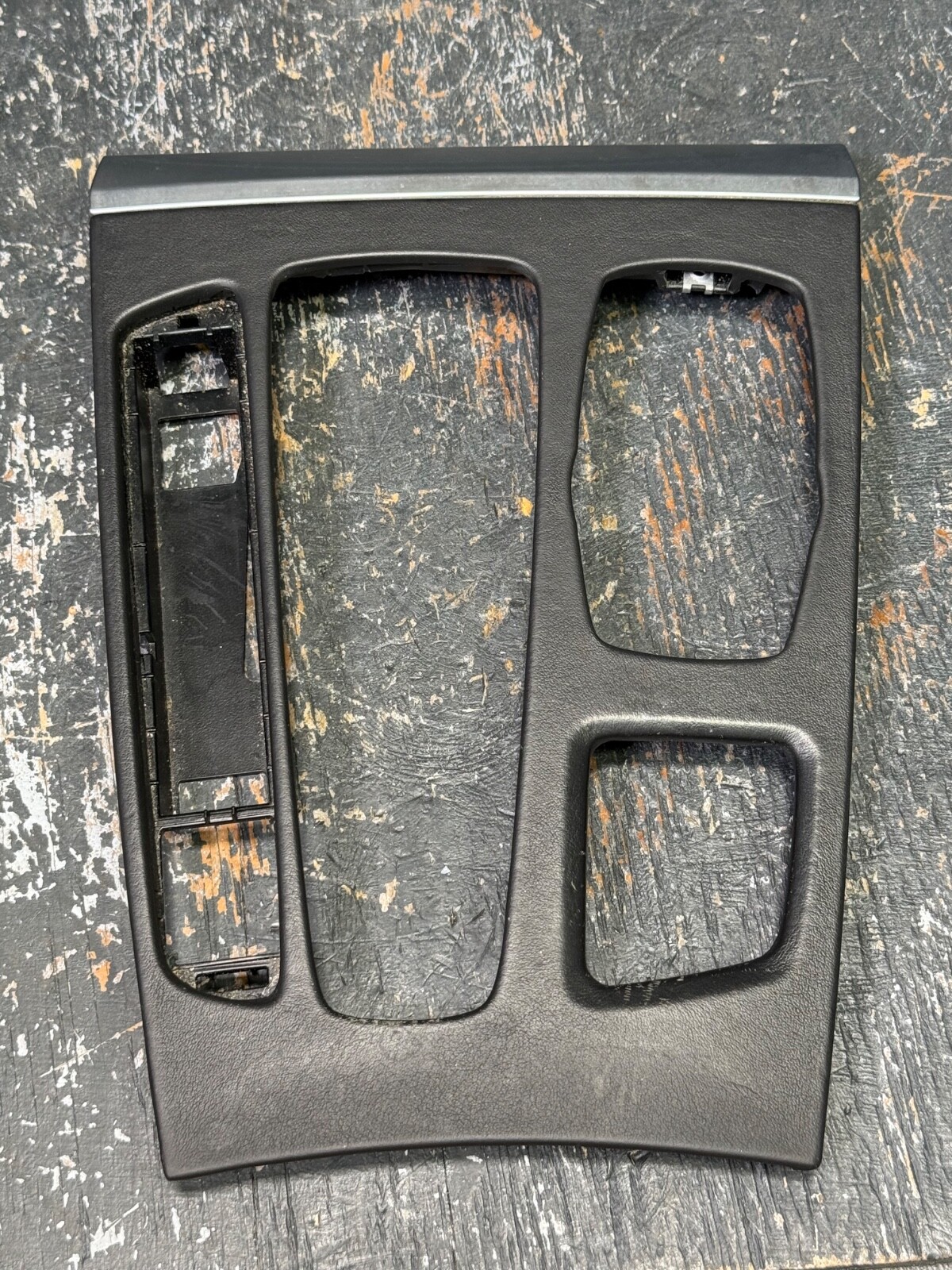 14-18 BMW F85 X5 M 15 -19 F86 X6 M CENTER CONSOLE SHIFTER TRIM BEZEL LEATHER OEM