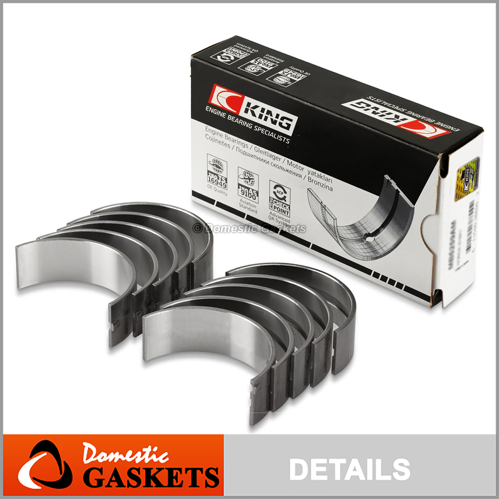 King Rod Bearings for 81-95 Toyota 4Runner Celica Pickup 2.4L 22R 22RE 22REC