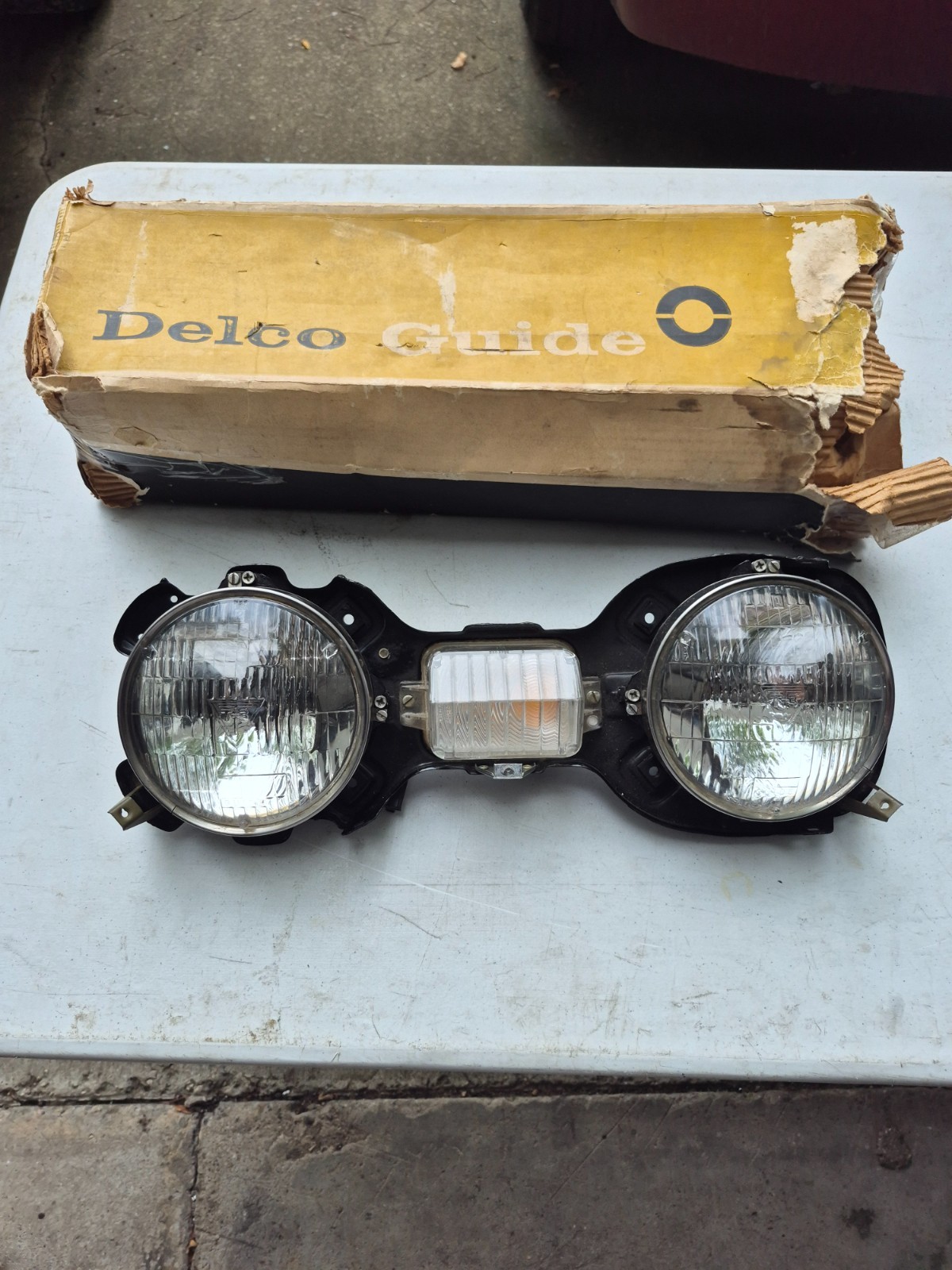 1967 oldsmobile cutlass 442 headlamp assembly nos