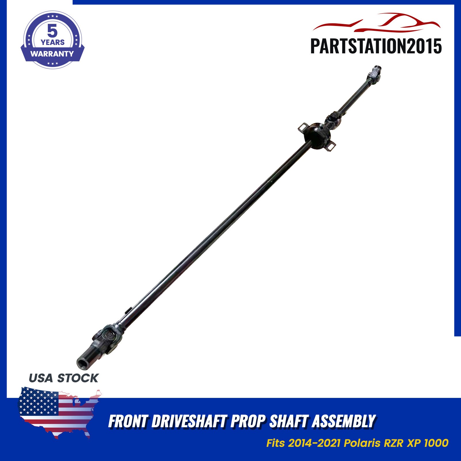 Fits 2014-2021 Polaris RZR XP 1000 Front Driveshaft Prop Shaft Assembly 1333424