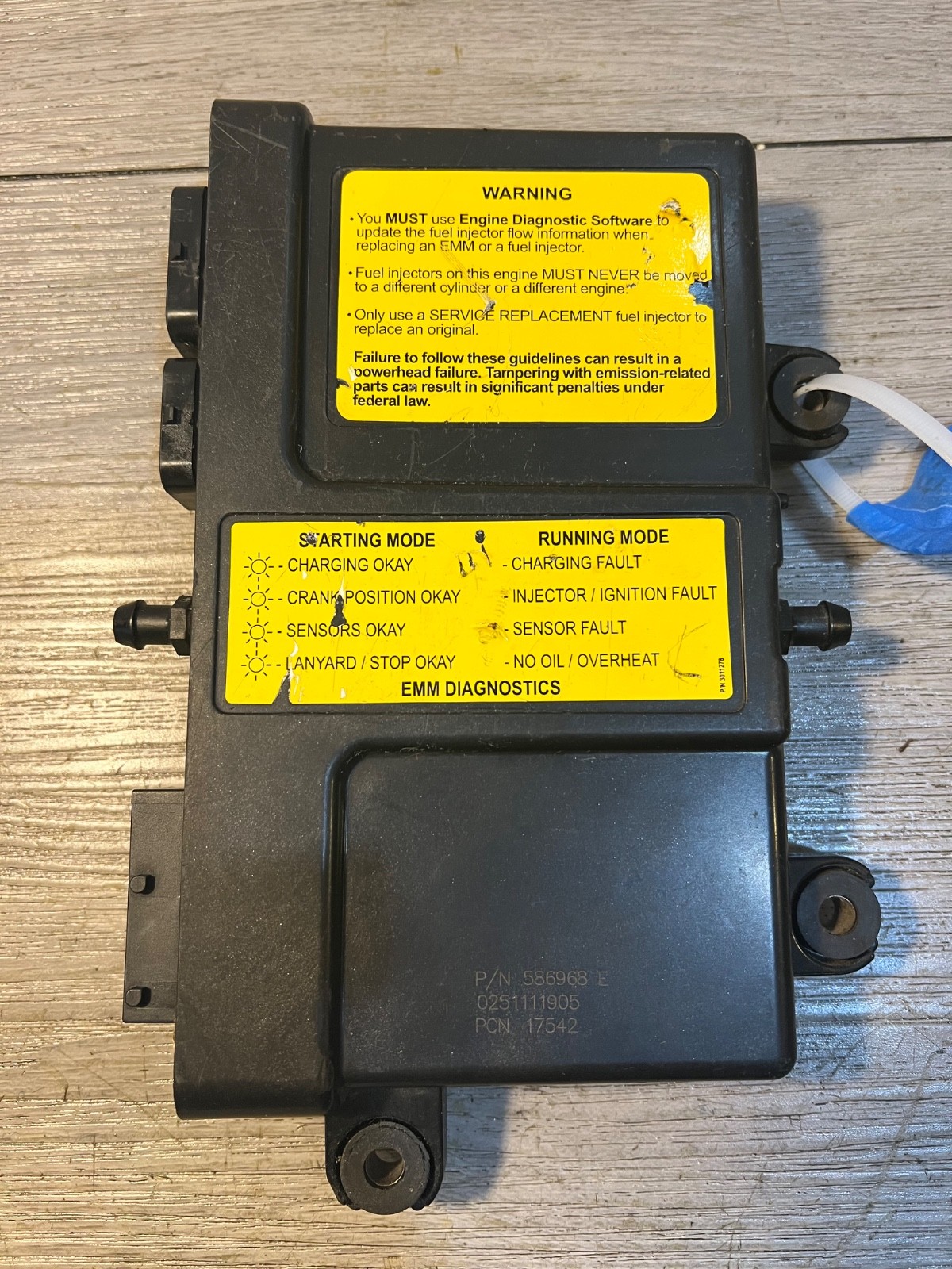 2012 and up Evinrude E-Tec 40-65 hp EMM 0587127 0586968