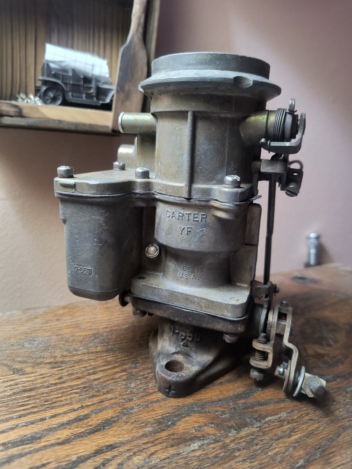 REBUILT Carter YF 735SA 1950-1953 International 220 Engine Single Barrel... REBUILT Carter YF 735SA 1950-1953 International 220 Engine Single Barrel...