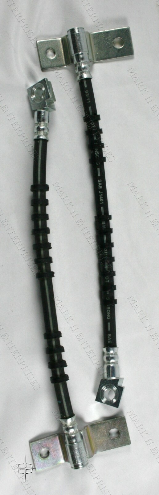 1968-71 Ford Thunderbird Mercury Right & Left Front Brake Hoses D.O.T. Certified